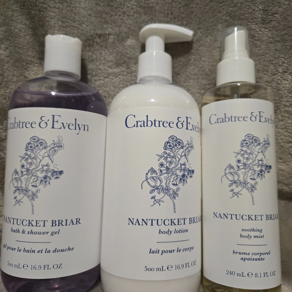 Brand New Crabtree & Evelyn Nantucket Briar set